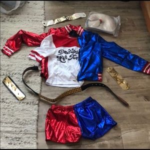 Harley Quinn 8-piece cosplay costume